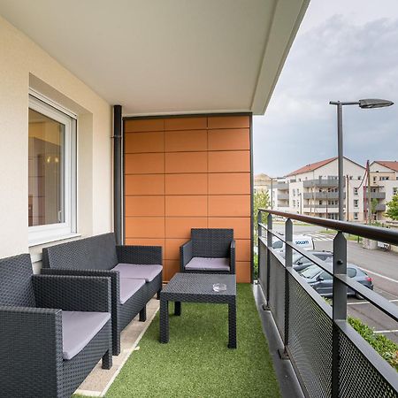 Spacieux - 4 Pers' - Balcon - 2 Lits - Parking Woippy Eksteriør billede
